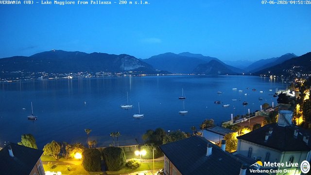 time-lapse frame, Verbania vista ovest webcam