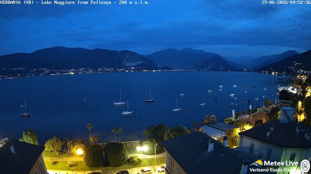 time-lapse frame, Verbania vista ovest webcam