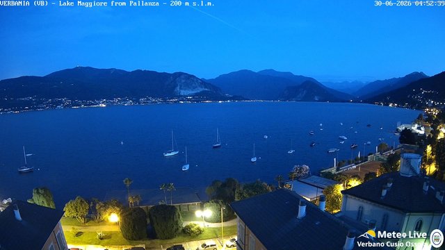 time-lapse frame, Verbania vista ovest webcam