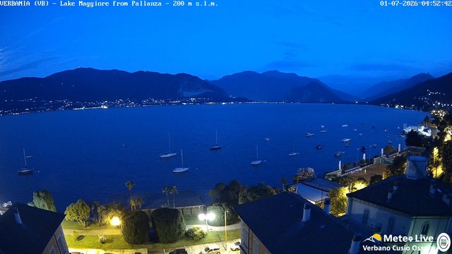 time-lapse frame, Verbania vista ovest webcam