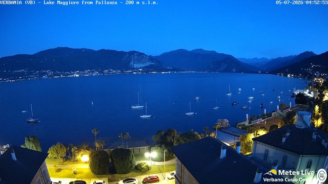 time-lapse frame, Verbania vista ovest webcam