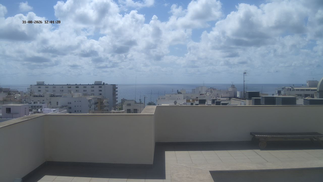 view from Santa Eulalia Wettercam on 2026-08-31