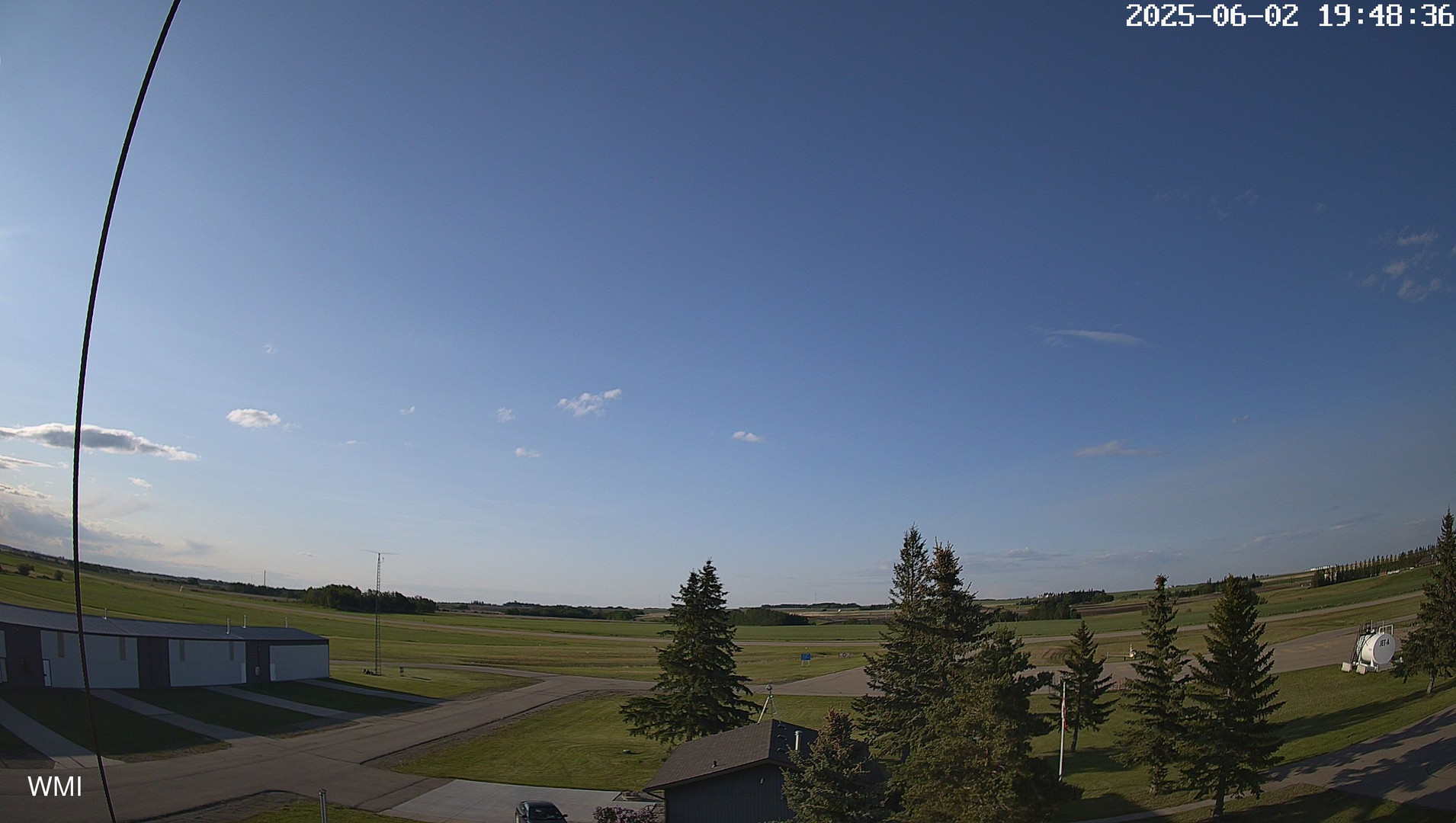 time-lapse frame, Olds Radar North webcam