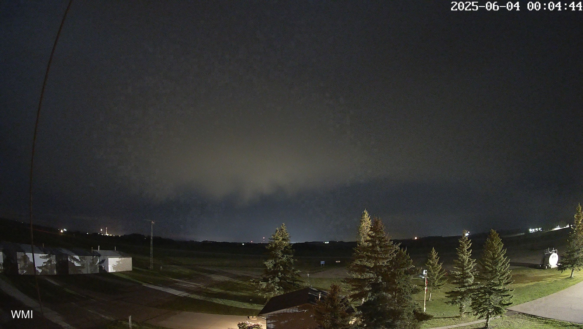time-lapse frame, Olds Radar North webcam