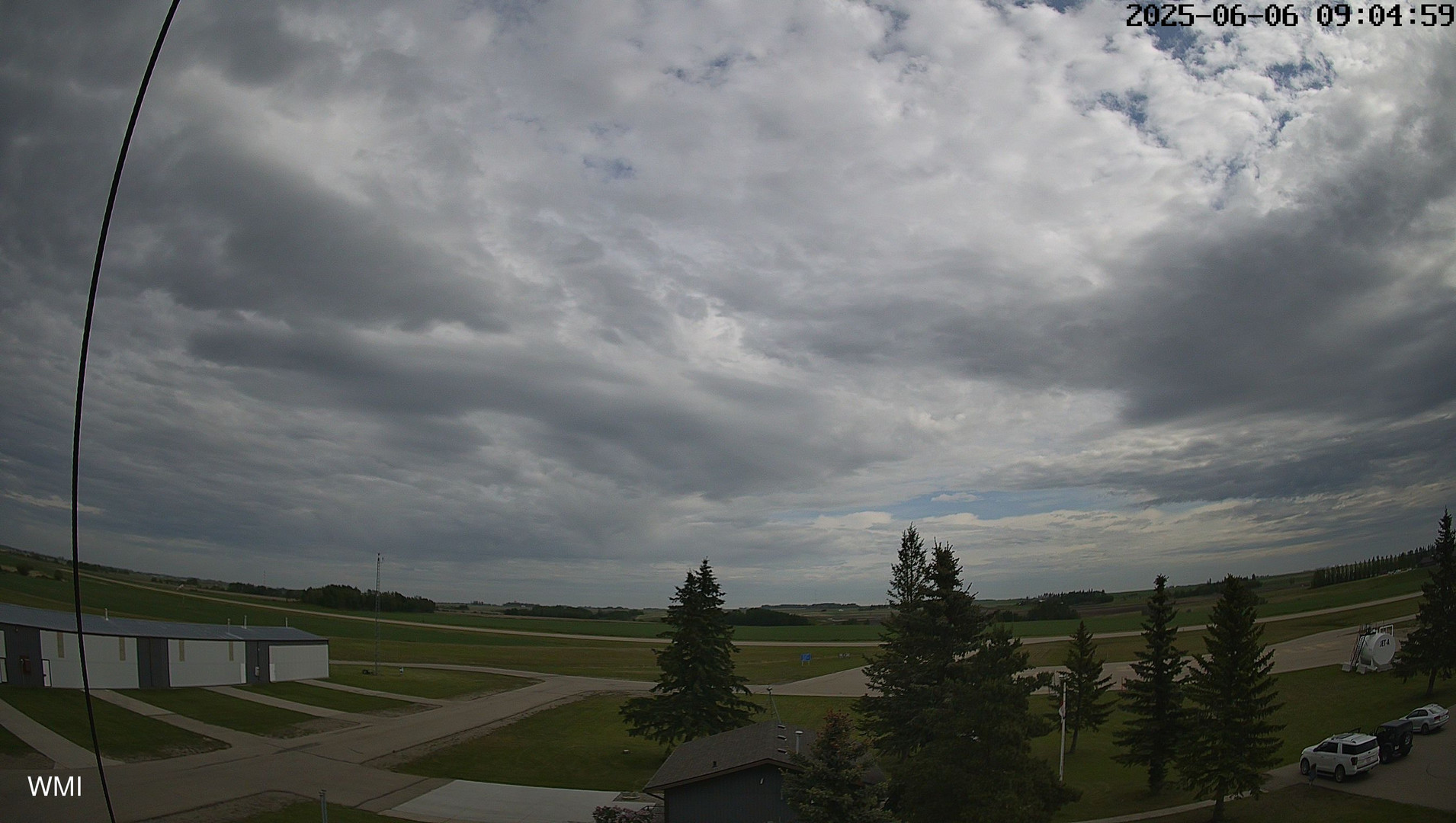 time-lapse frame, Olds Radar North webcam