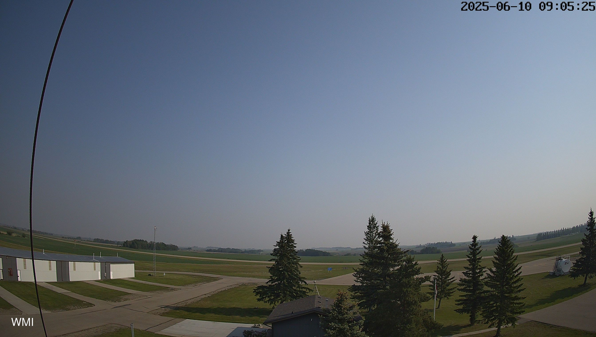 time-lapse frame, Olds Radar North webcam