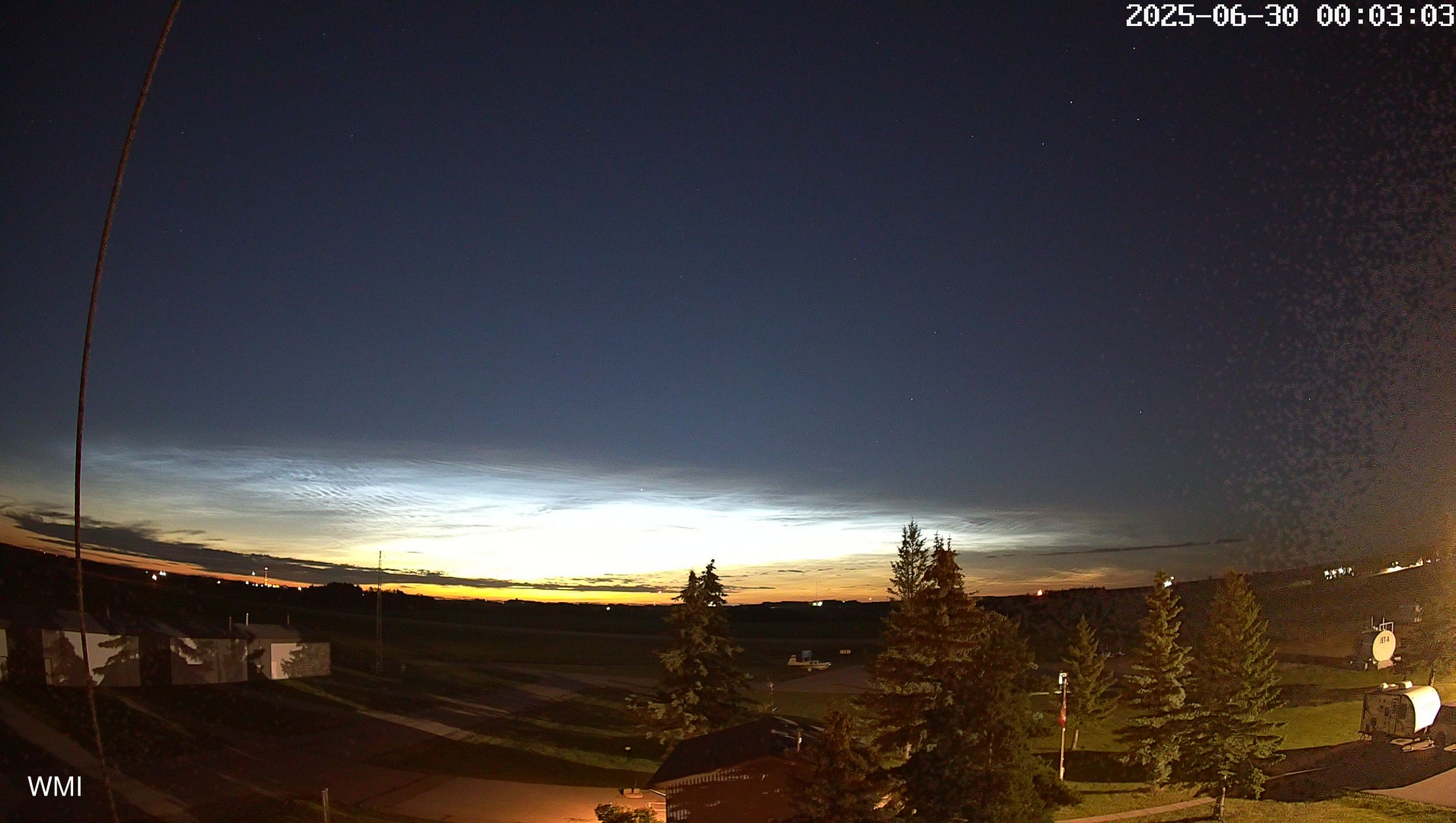 time-lapse frame, Olds Radar North webcam