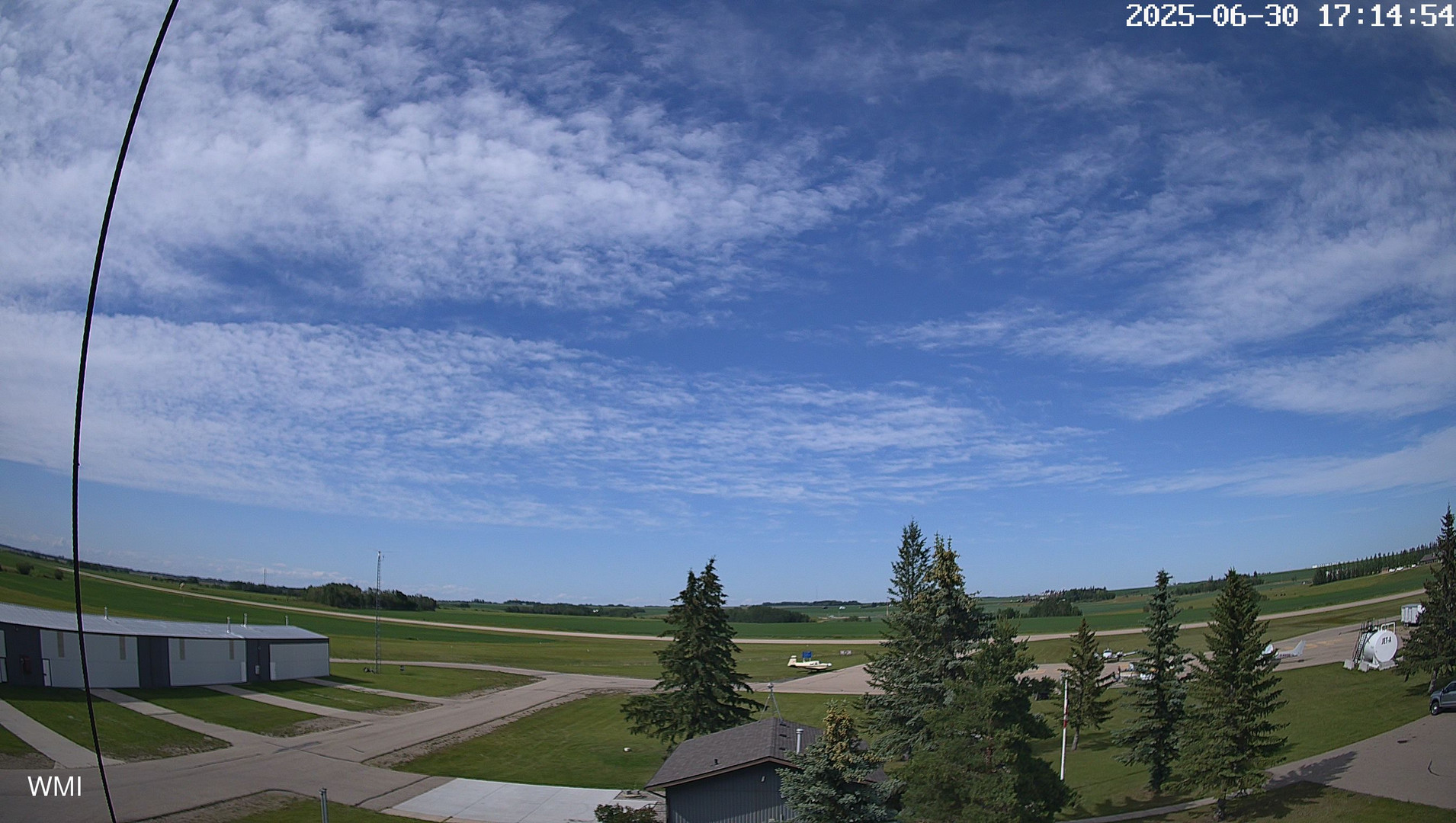 time-lapse frame, Olds Radar North webcam