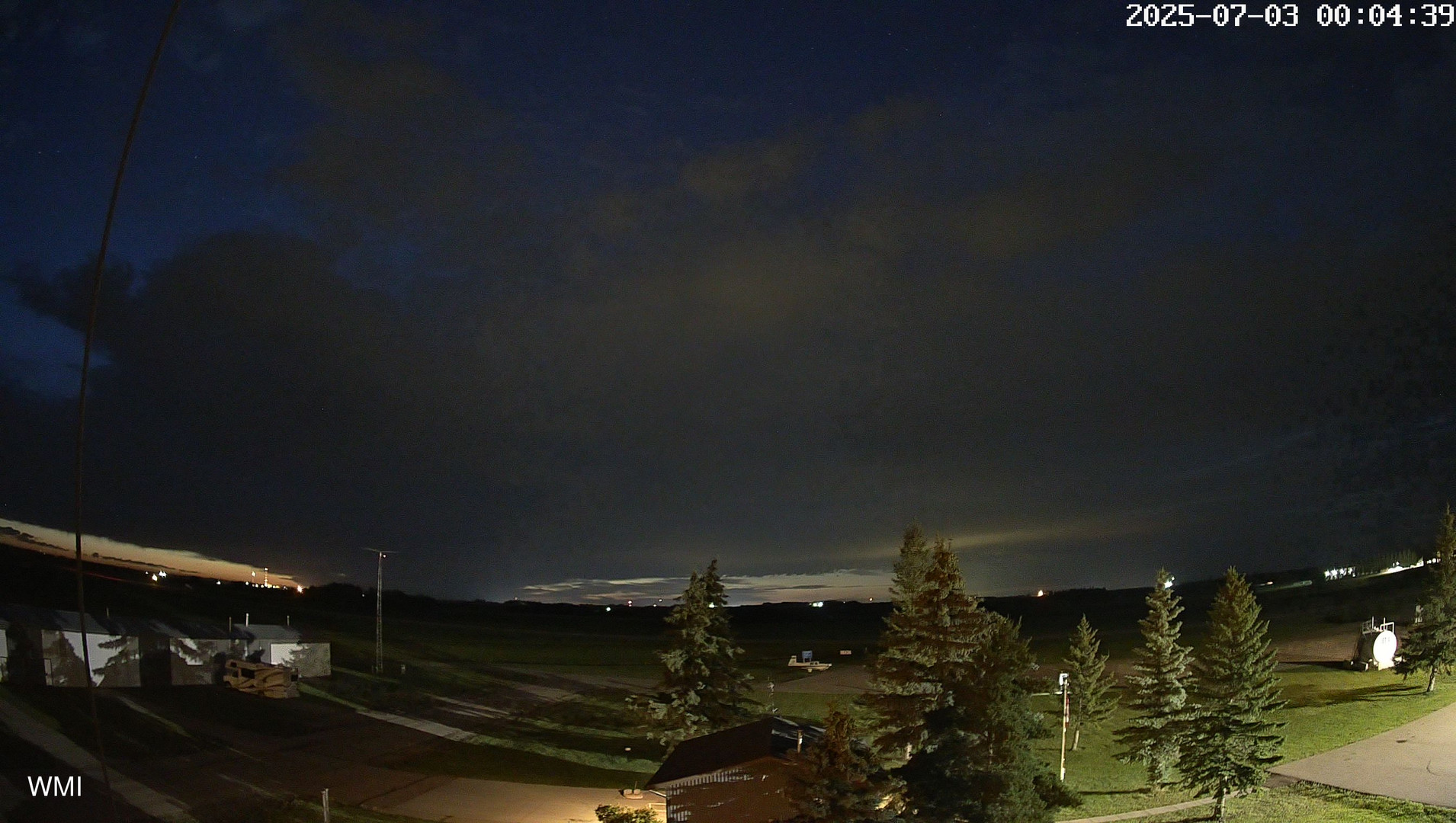 time-lapse frame, Olds Radar North webcam