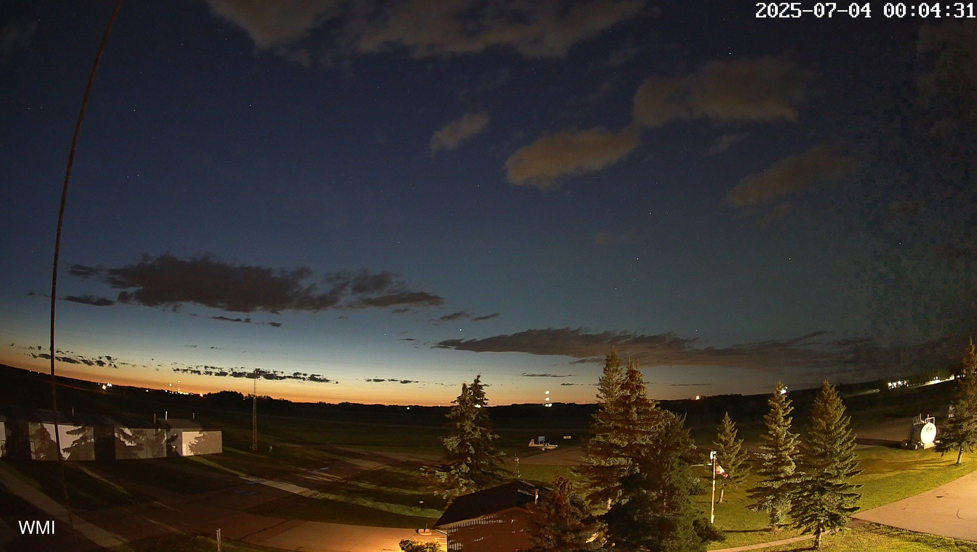 time-lapse frame, Olds Radar North webcam