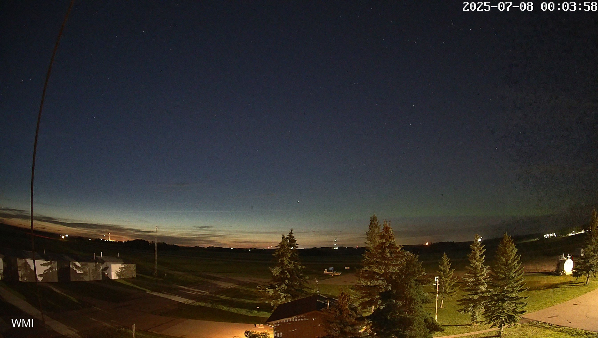 time-lapse frame, Olds Radar North webcam