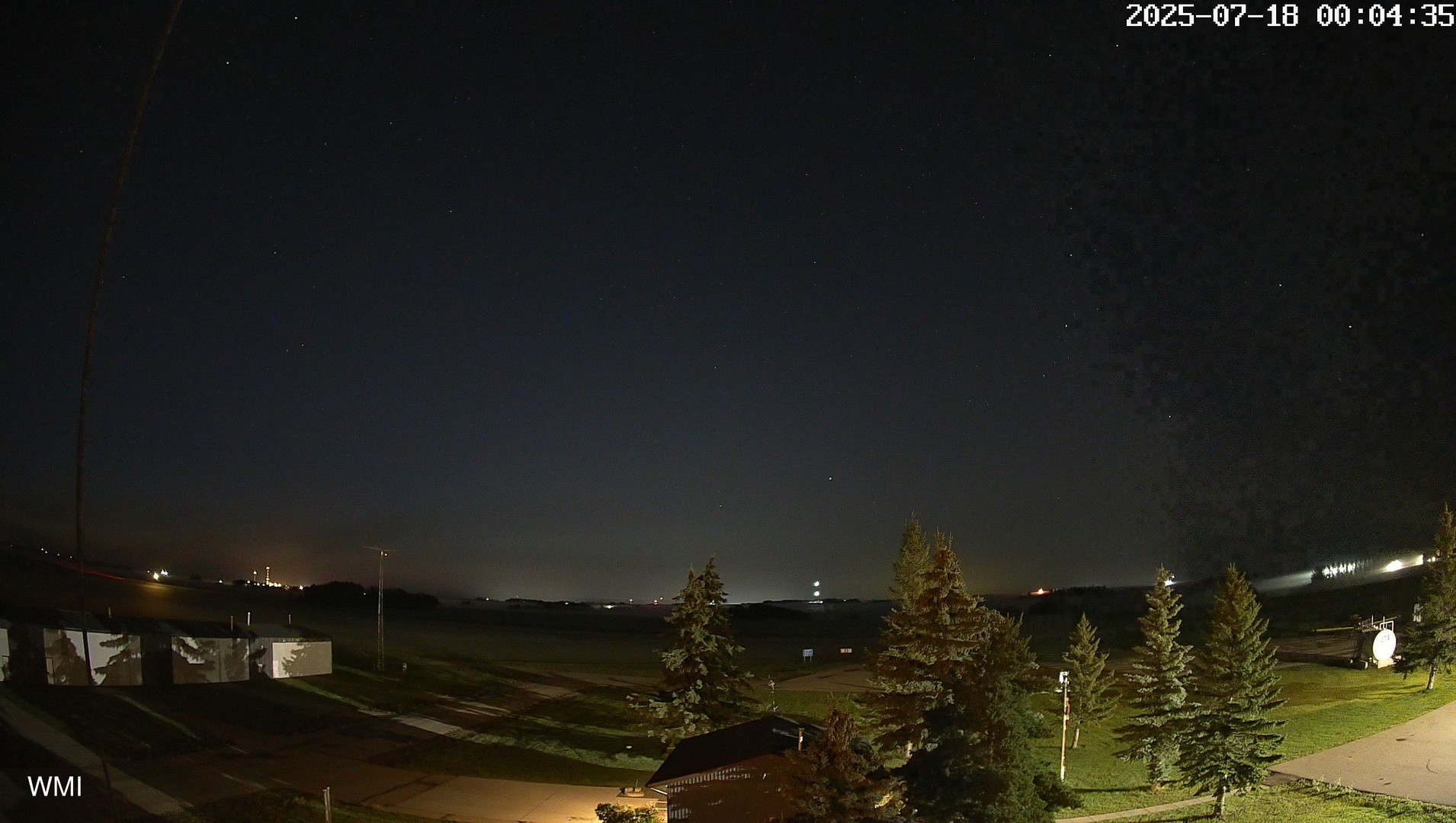 time-lapse frame, Olds Radar North webcam