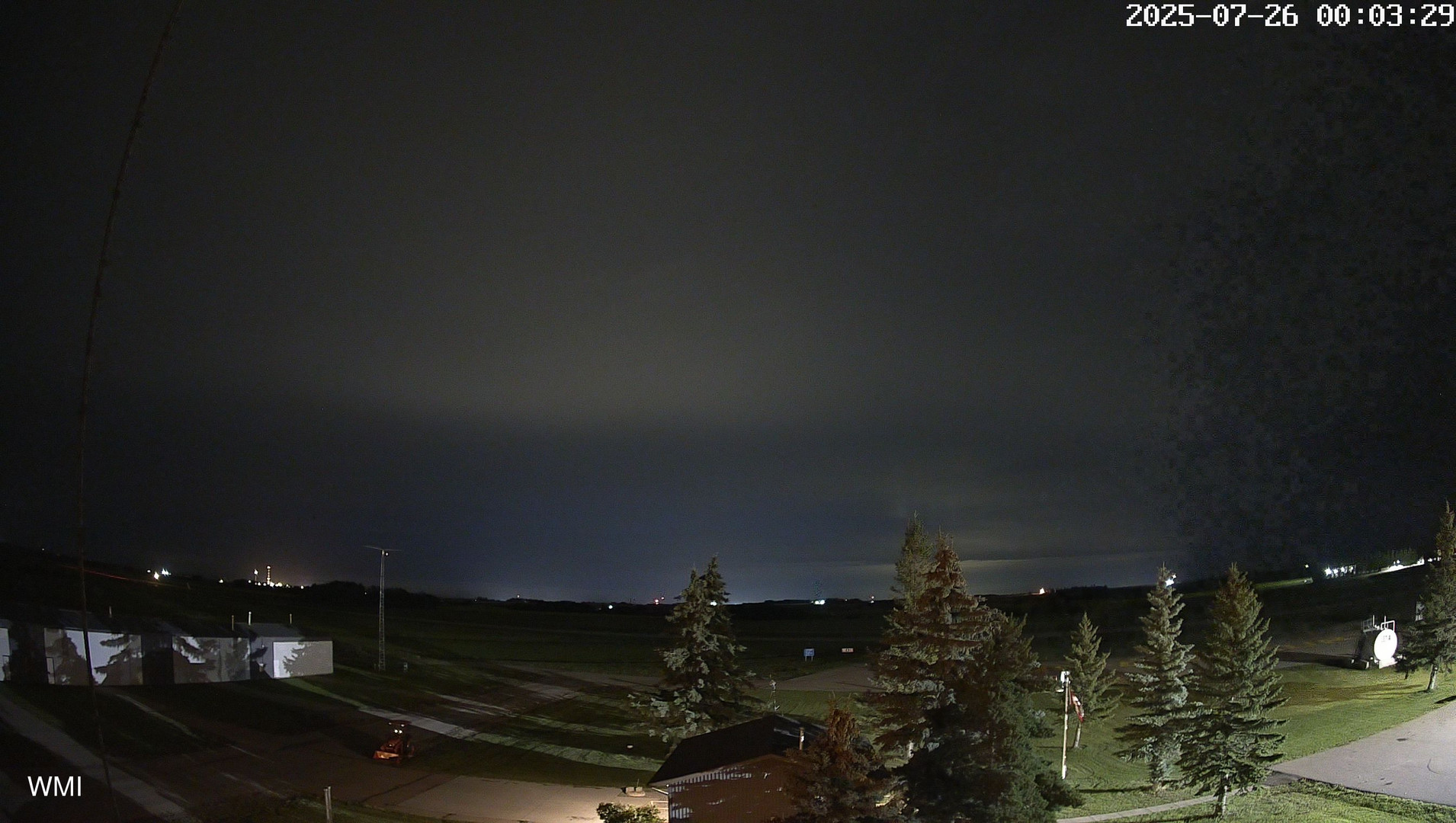 time-lapse frame, Olds Radar North webcam