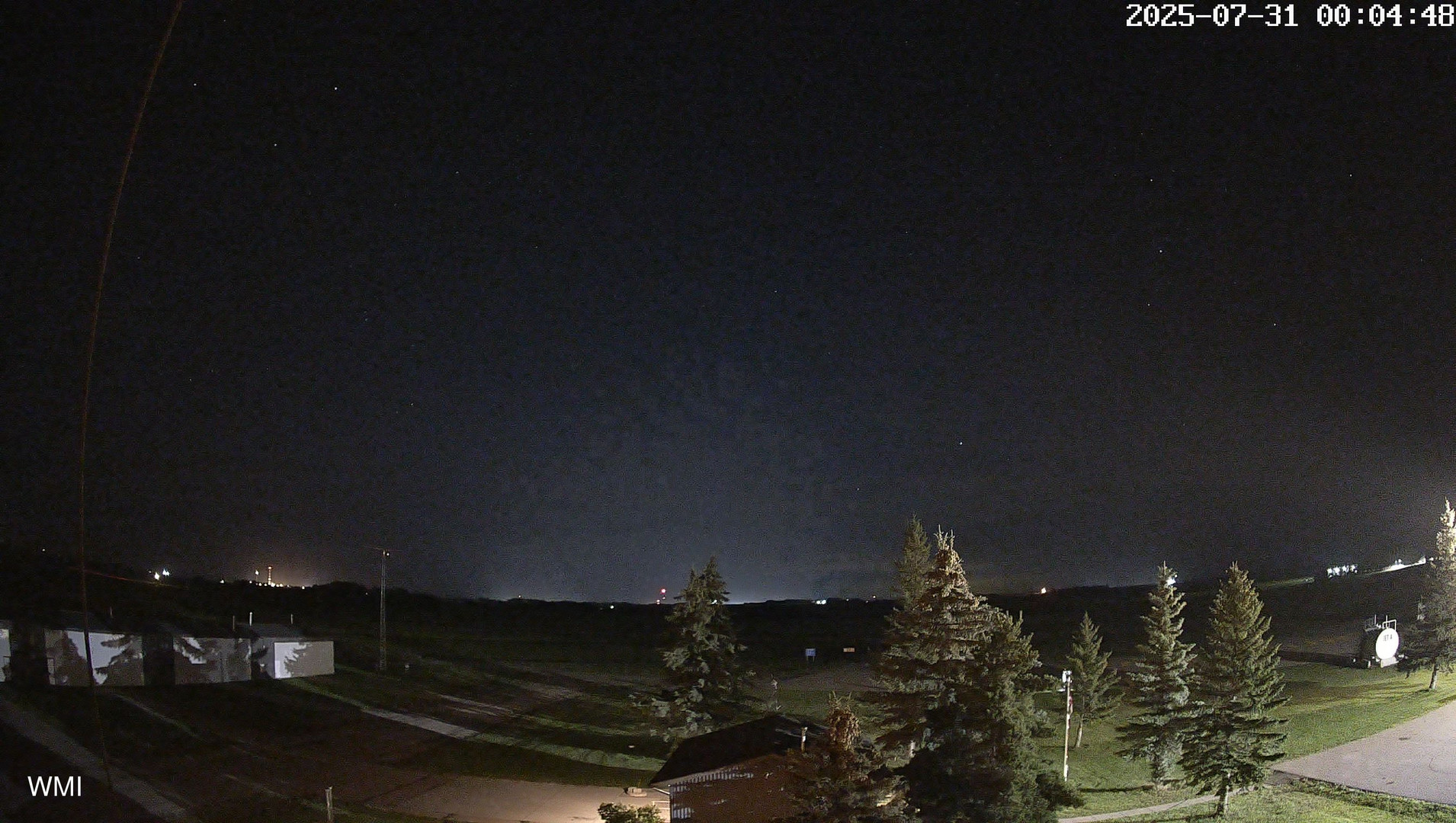 time-lapse frame, Olds Radar North webcam