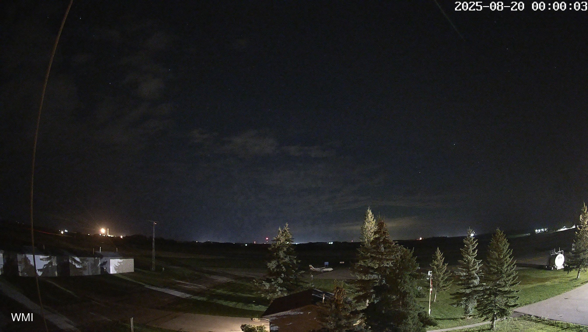 time-lapse frame, Olds Radar North webcam