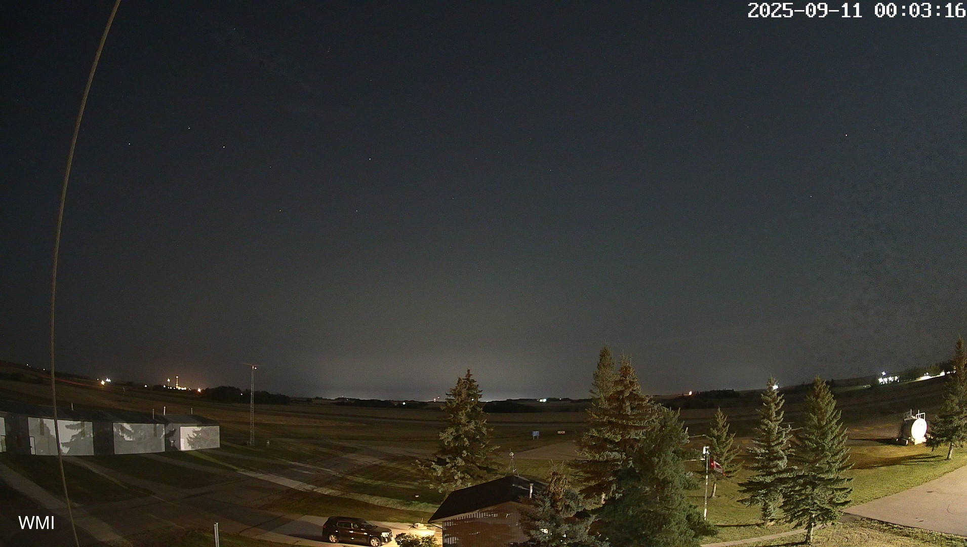time-lapse frame, Olds Radar North webcam