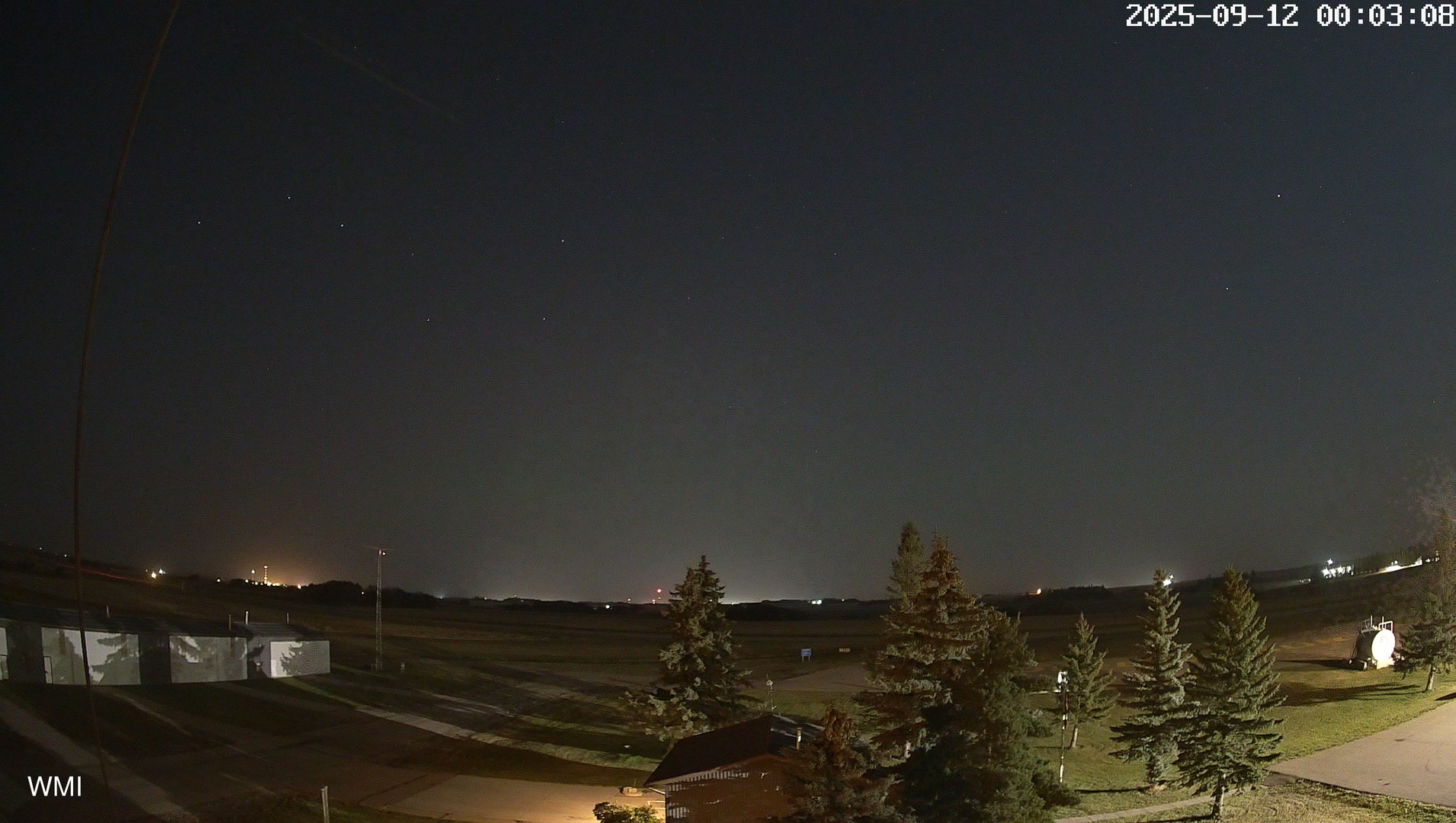 time-lapse frame, Olds Radar North webcam