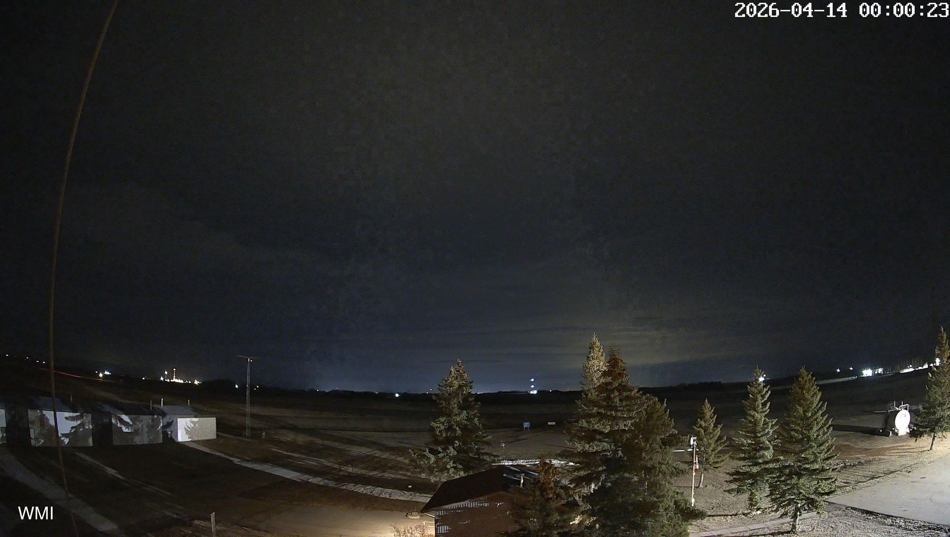 time-lapse frame, Olds Radar North webcam