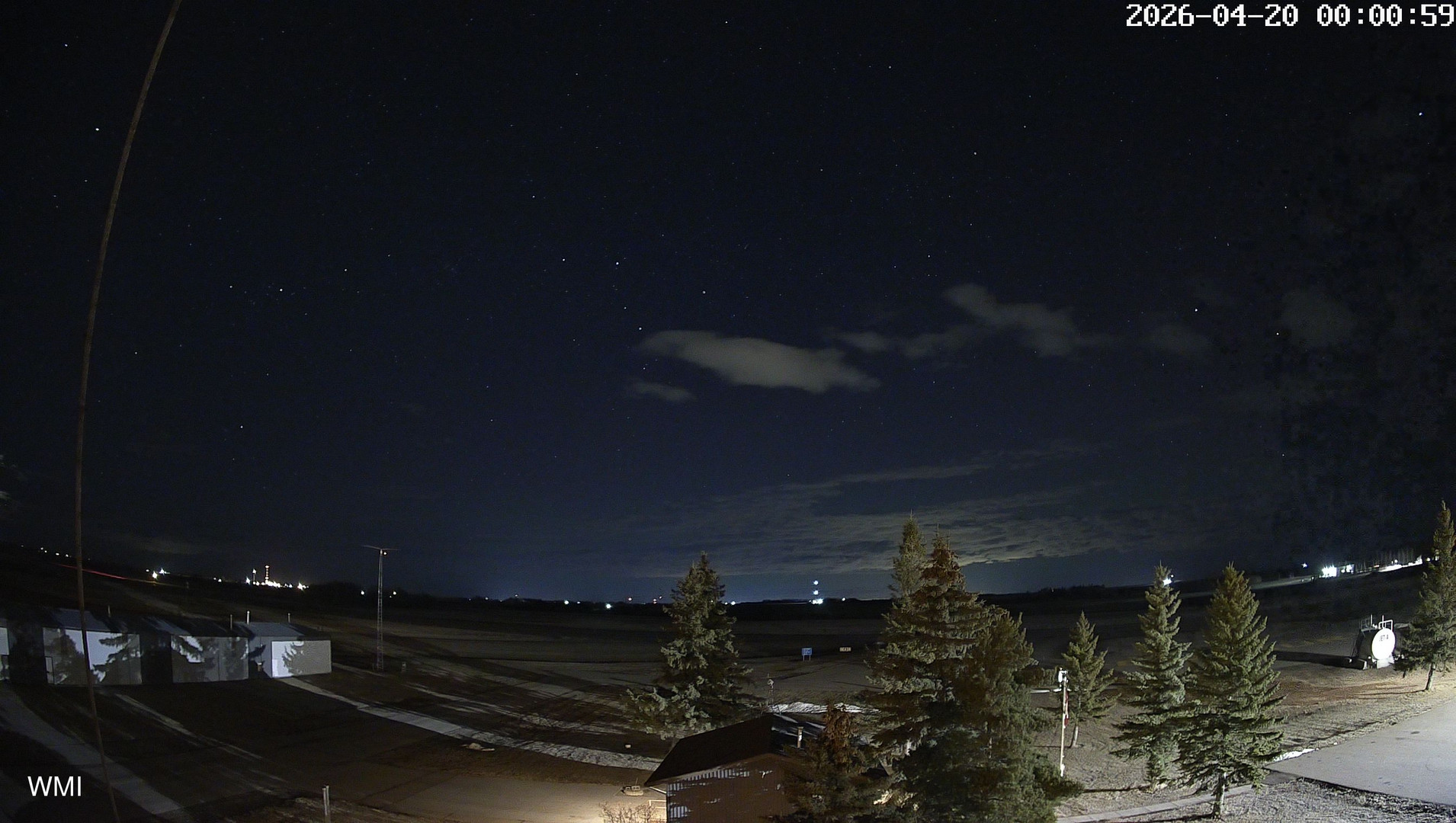 time-lapse frame, Olds Radar North webcam