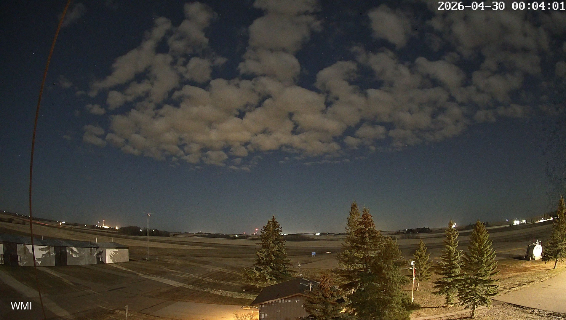 time-lapse frame, Olds Radar North webcam