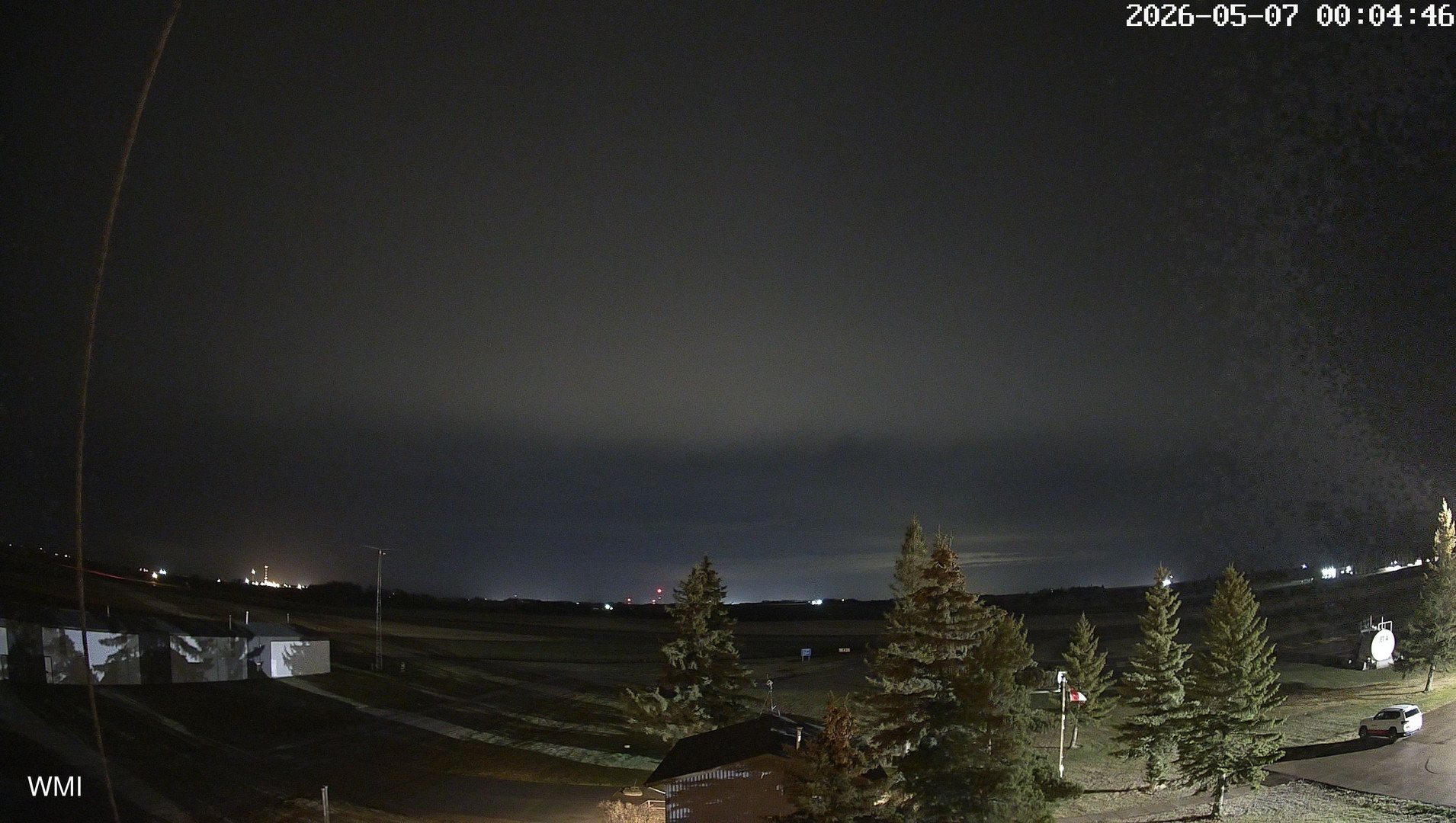 time-lapse frame, Olds Radar North webcam