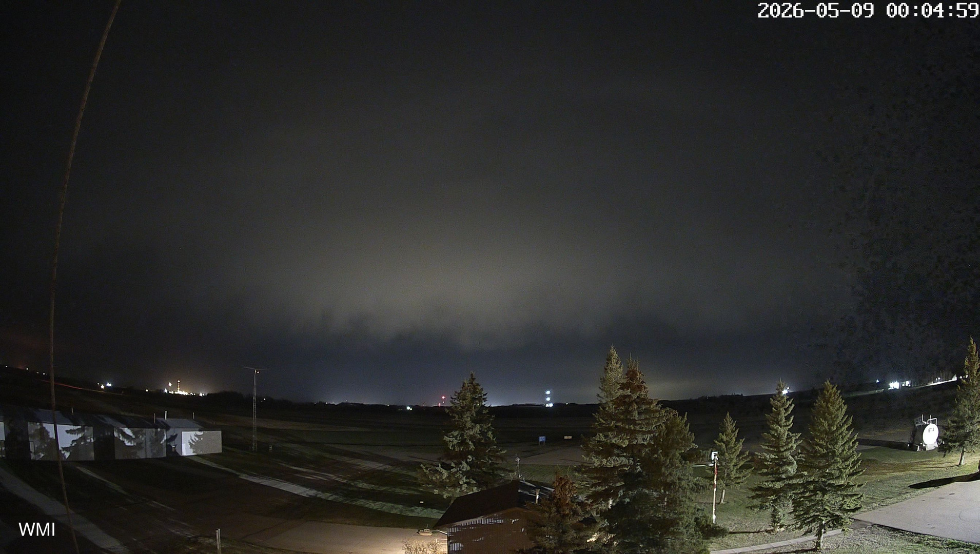 time-lapse frame, Olds Radar North webcam