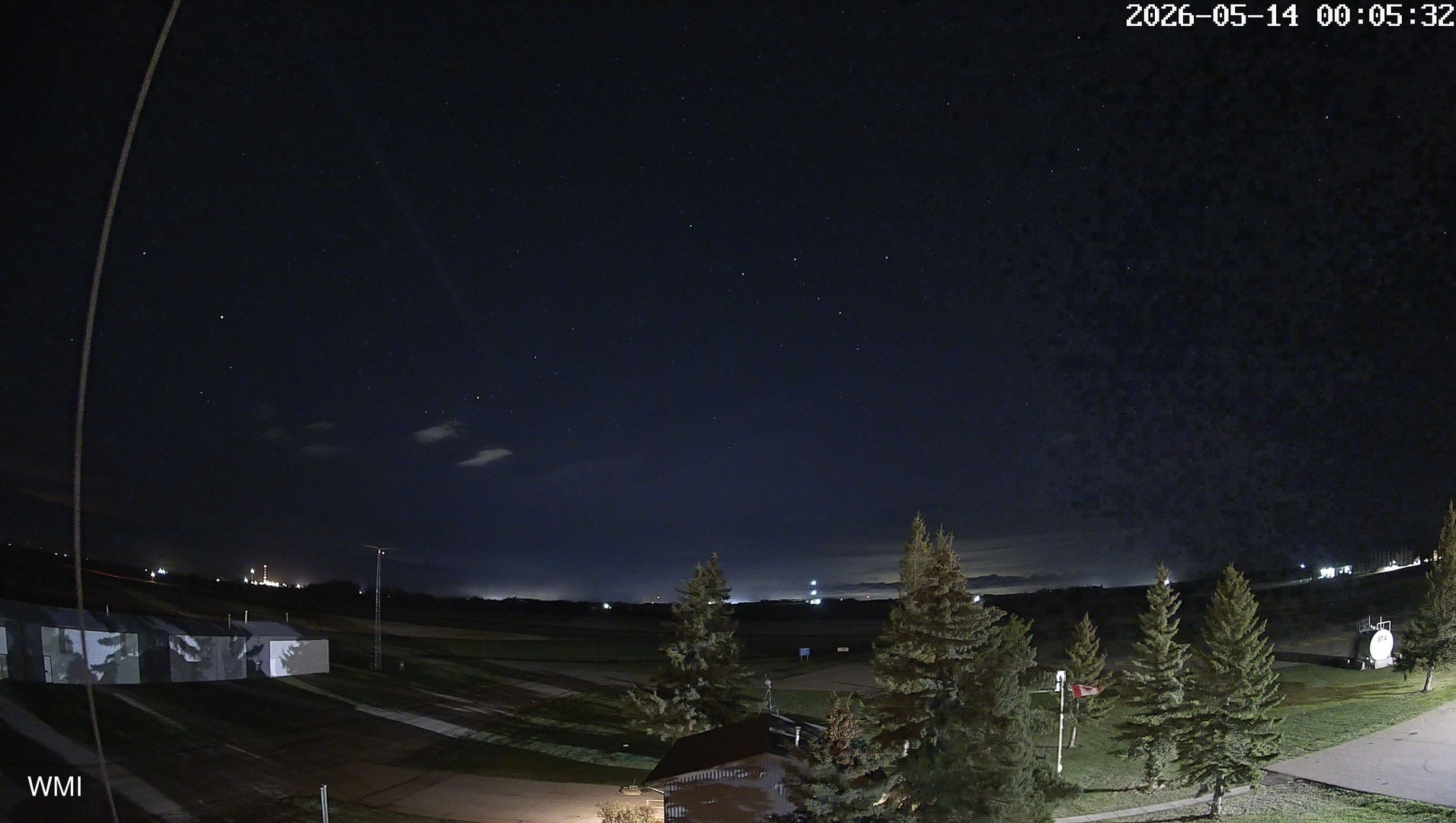 time-lapse frame, Olds Radar North webcam
