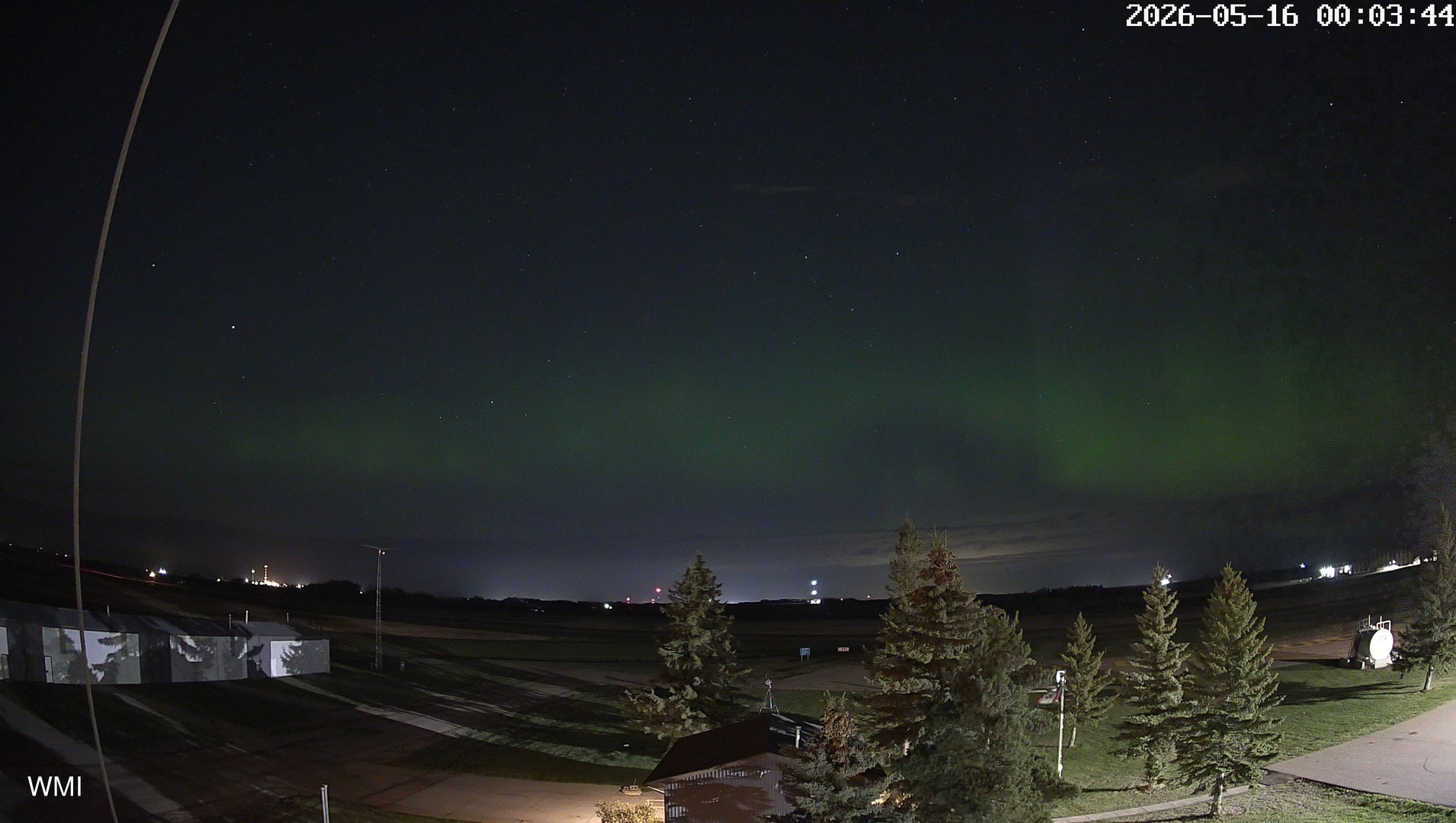 time-lapse frame, Olds Radar North webcam