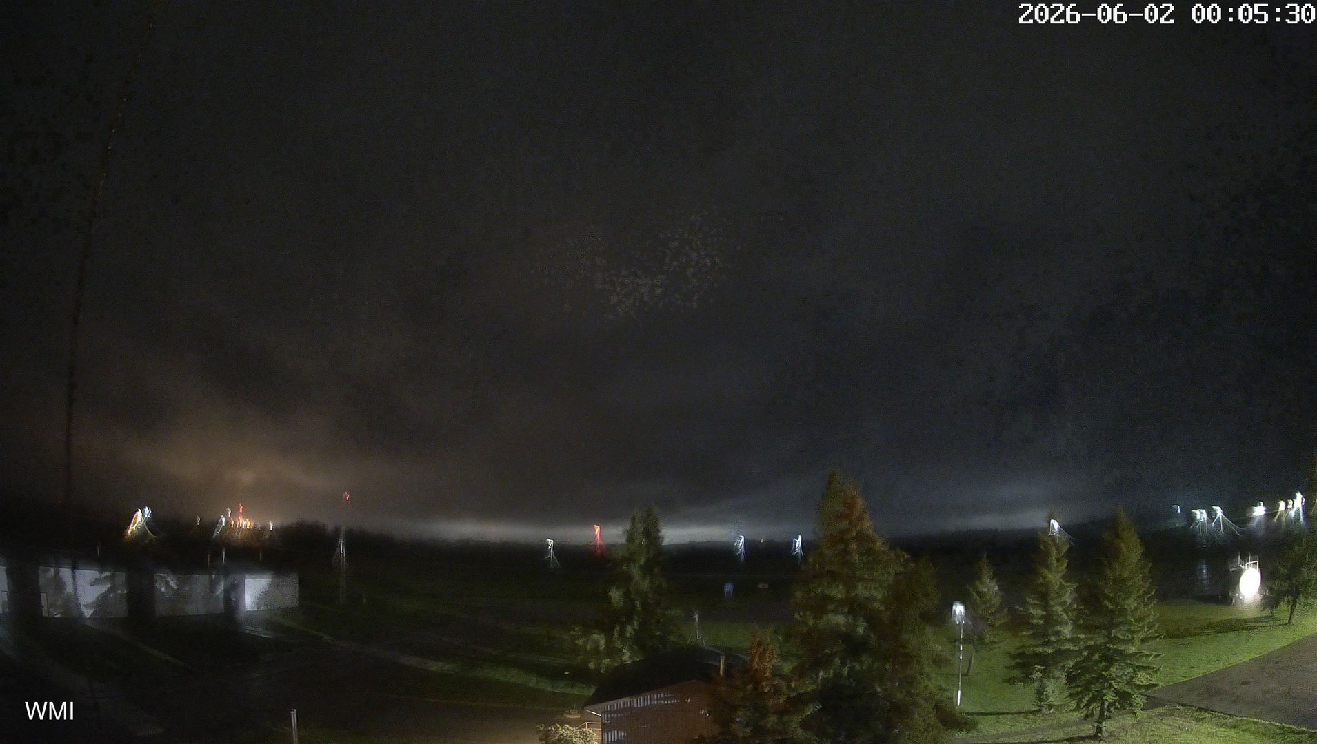 time-lapse frame, Olds Radar North webcam
