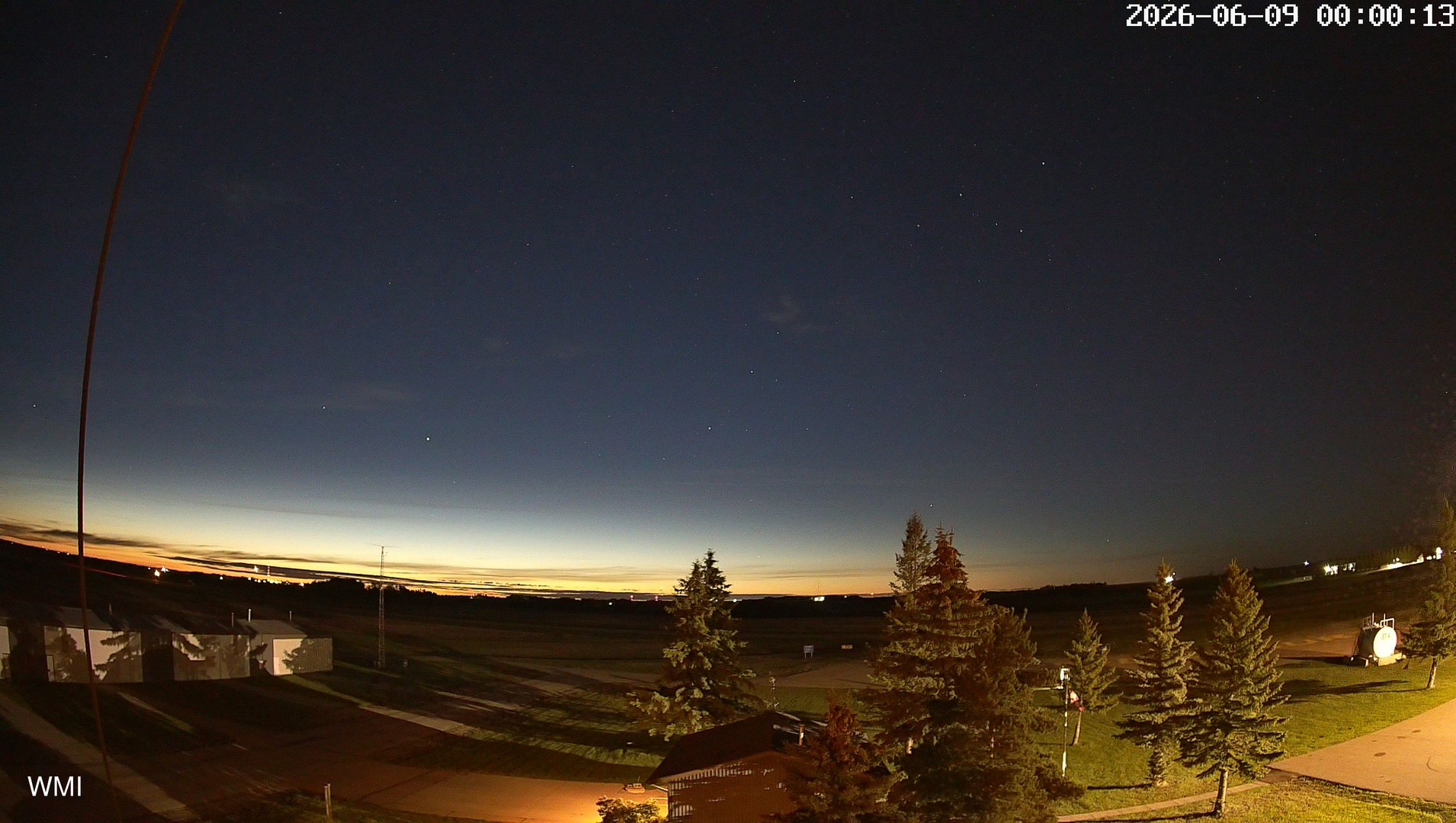 time-lapse frame, Olds Radar North webcam