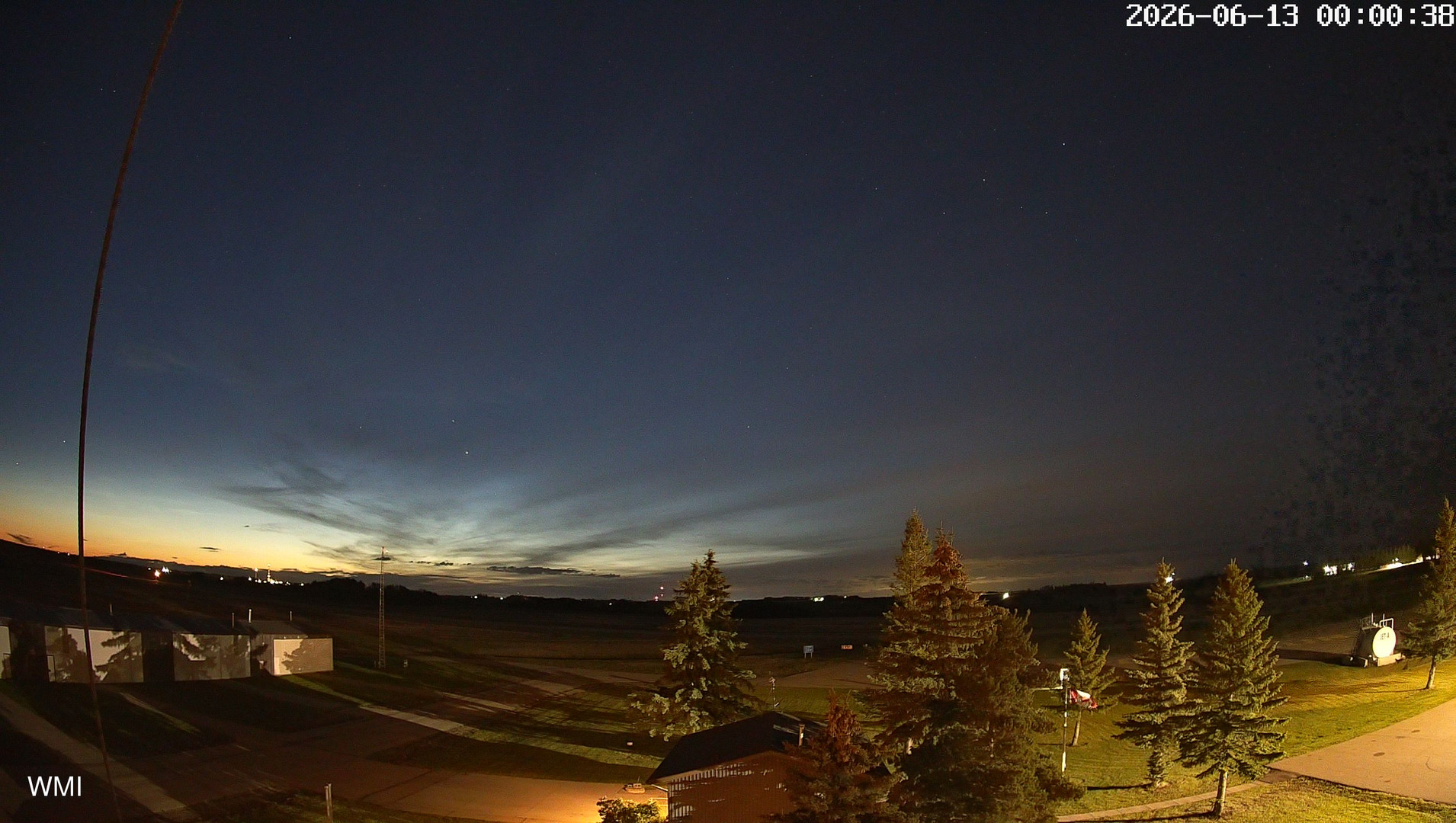 time-lapse frame, Olds Radar North webcam