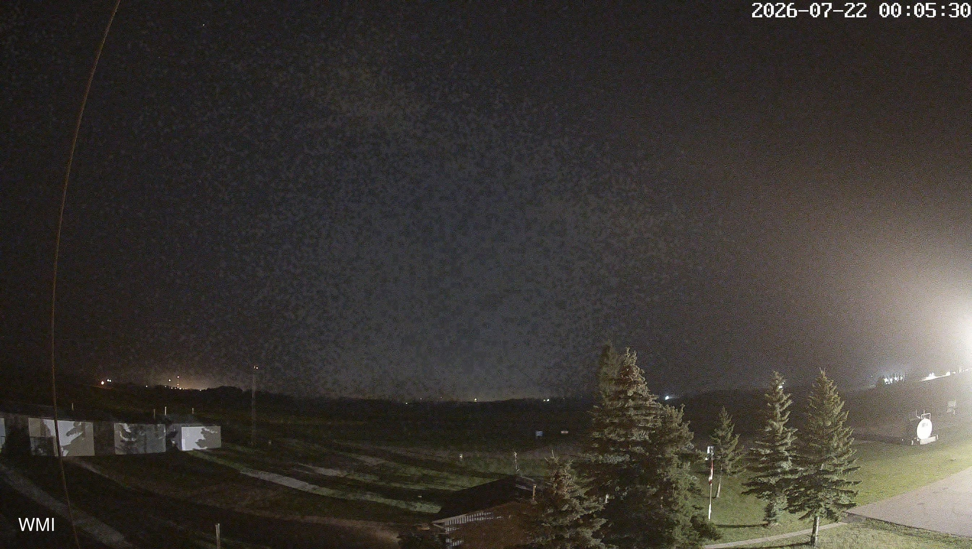 time-lapse frame, Olds Radar North webcam