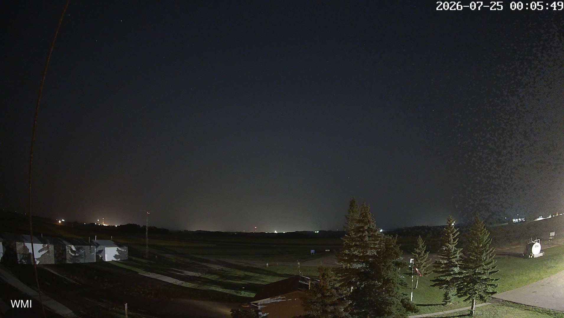 time-lapse frame, Olds Radar North webcam
