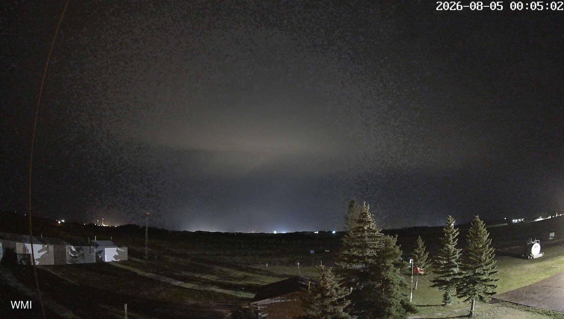 time-lapse frame, Olds Radar North webcam