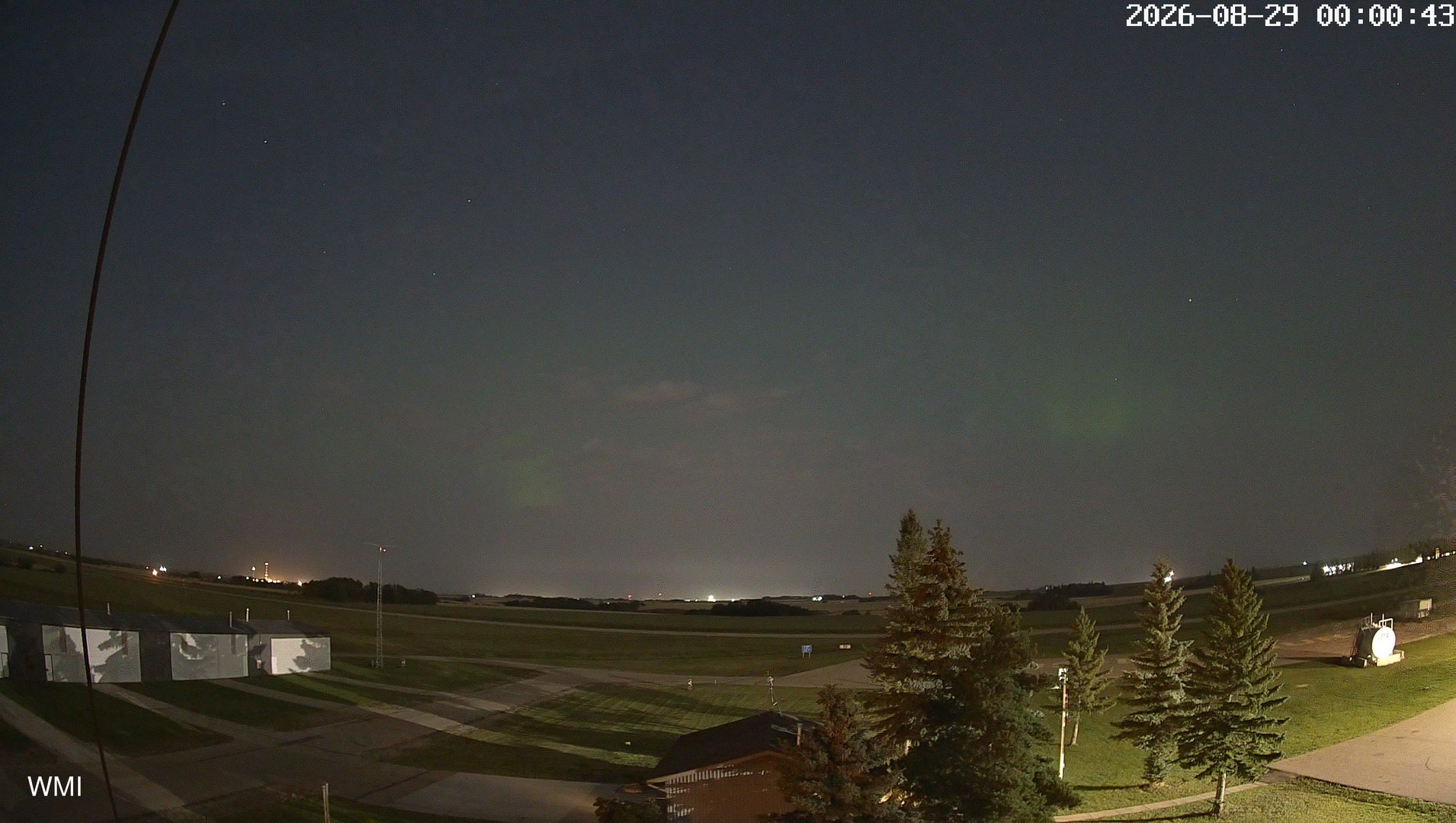 time-lapse frame, Olds Radar North webcam
