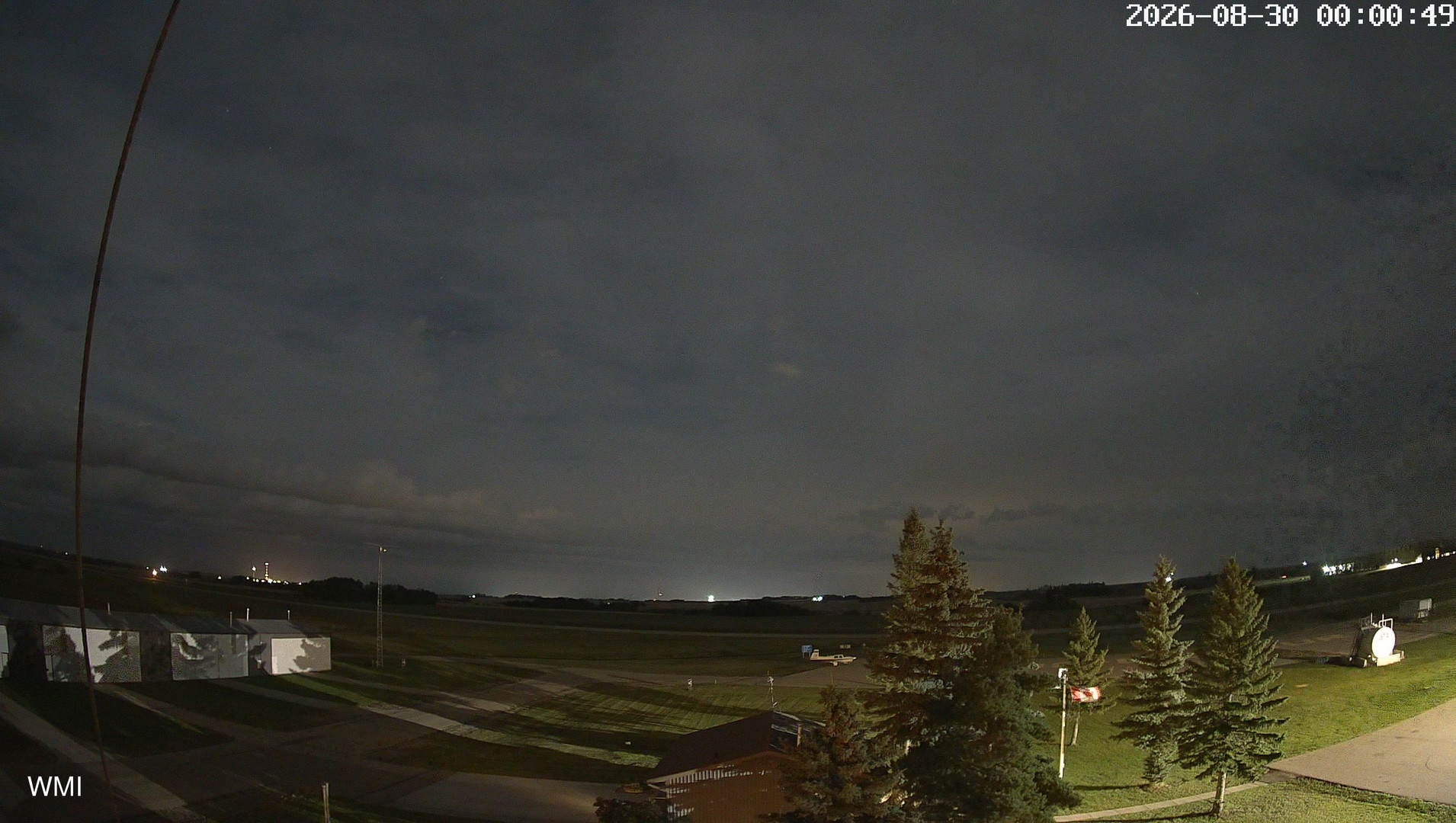 time-lapse frame, Olds Radar North webcam