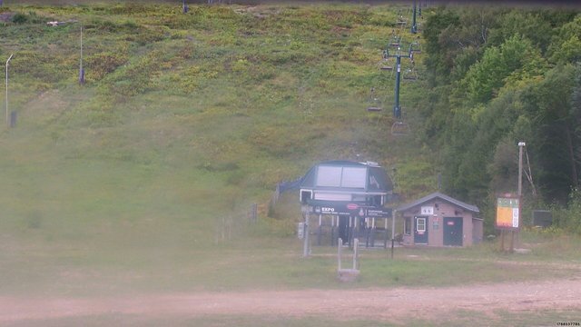 time-lapse frame, Tremblant Nord Base webcam