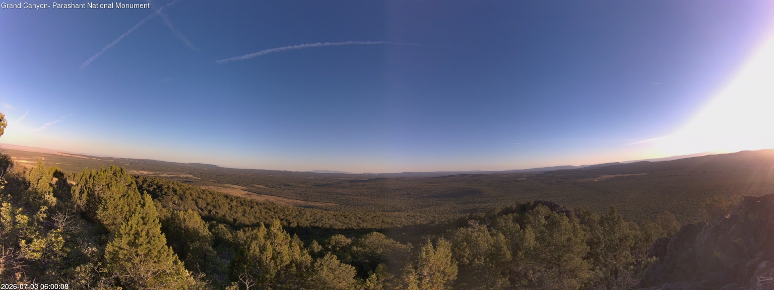 time-lapse frame, Mt Dellenbaugh - North Vista webcam