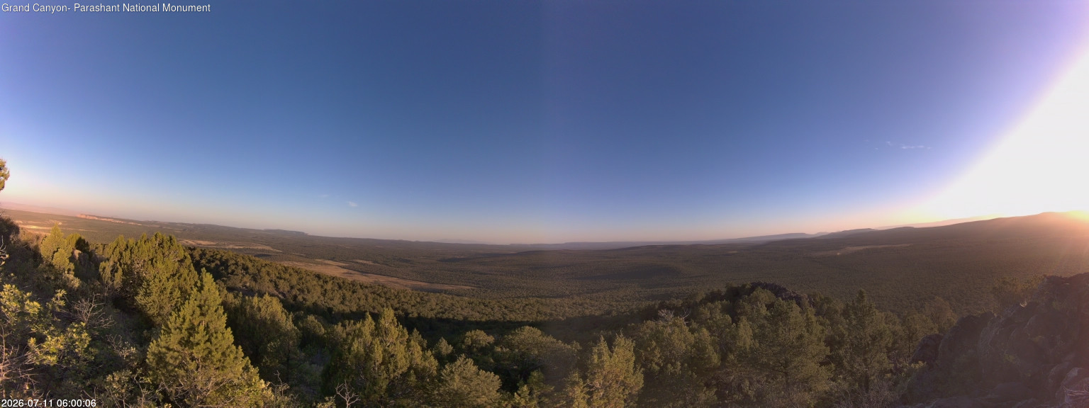 time-lapse frame, Mt Dellenbaugh - North Vista webcam