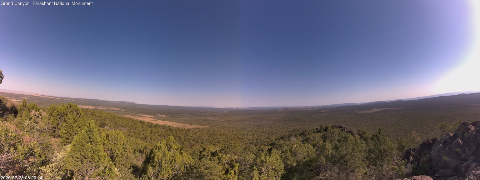 time-lapse frame, Mt Dellenbaugh - North Vista webcam
