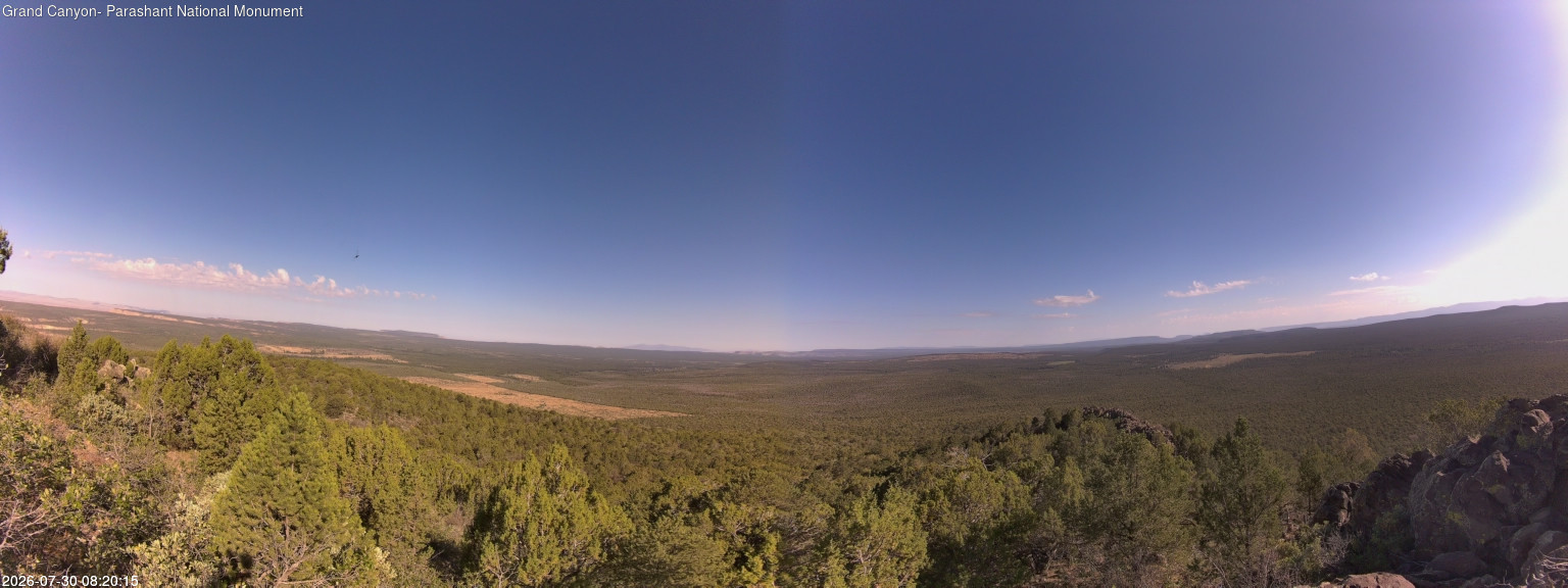 time-lapse frame, Mt Dellenbaugh - North Vista webcam