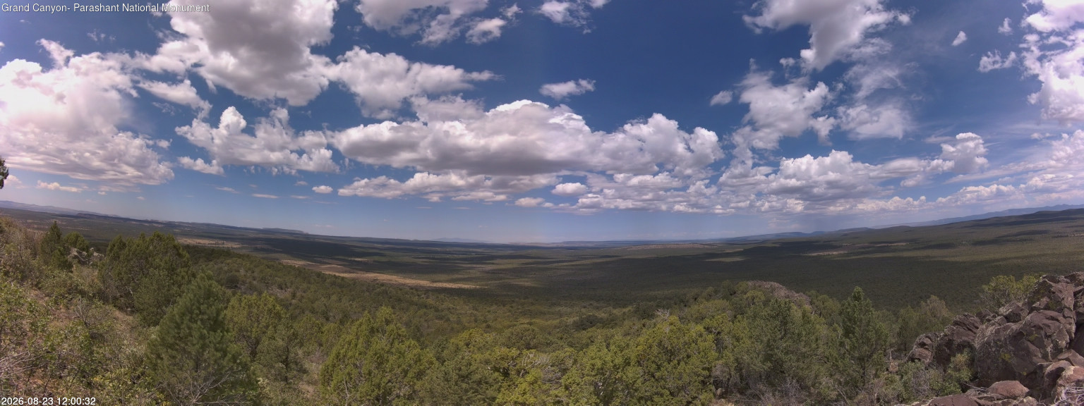 view from Mt Dellenbaugh - North Vista on 2026-08-23