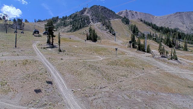 view from Mammoth Main Lodge on 2026-08-17