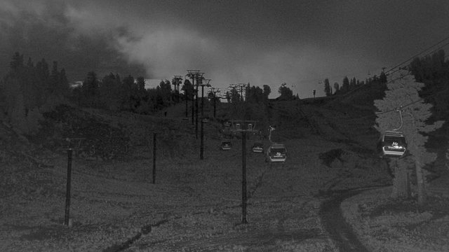 time-lapse frame, Mammoth Main Lodge webcam