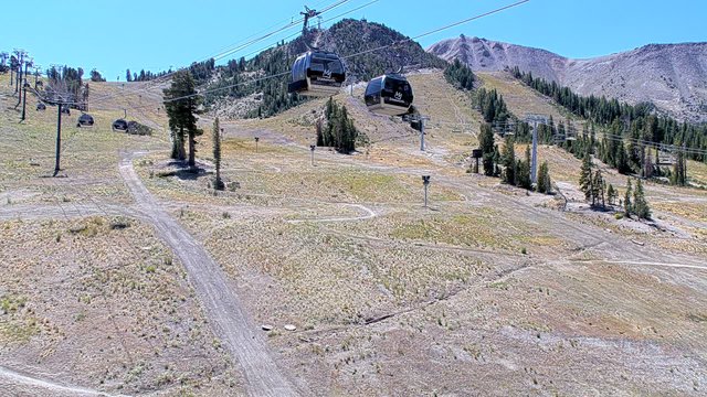 view from Mammoth Main Lodge on 2026-08-30
