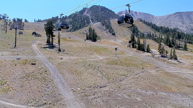 view from Mammoth Main Lodge on 2026-08-31