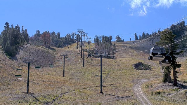 view from Mammoth Main Lodge on 2026-09-04