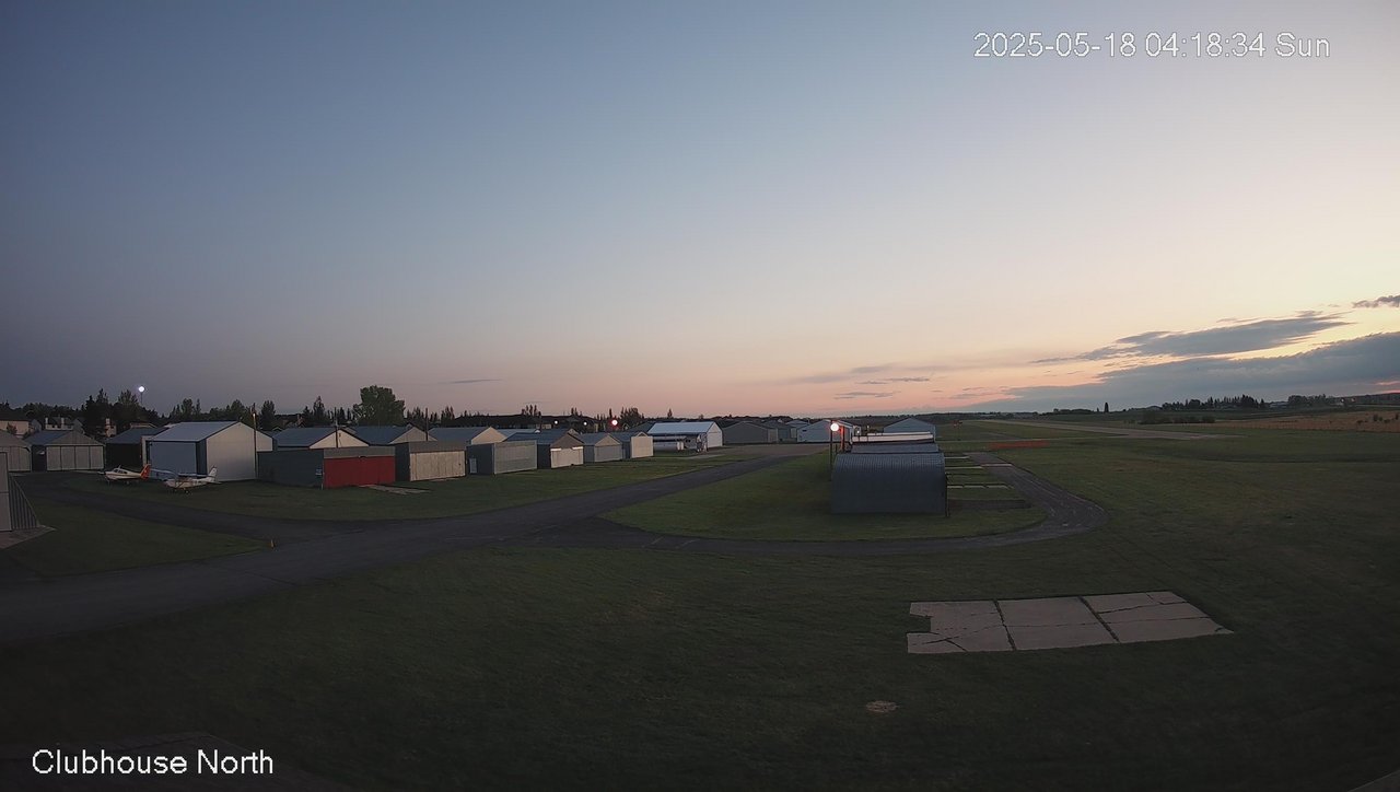 time-lapse frame, North view of Lacombe Airport webcam