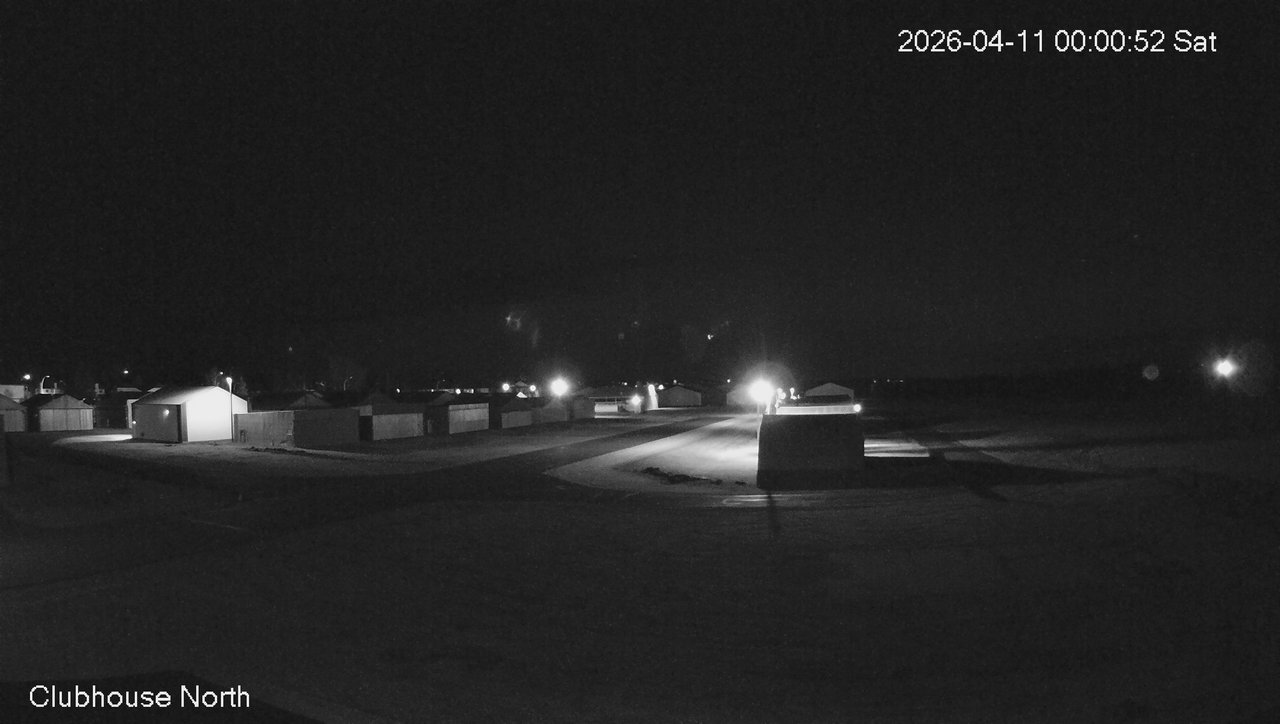 time-lapse frame, North view of Lacombe Airport webcam