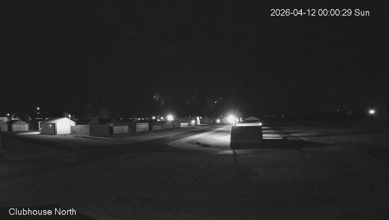 time-lapse frame, North view of Lacombe Airport webcam